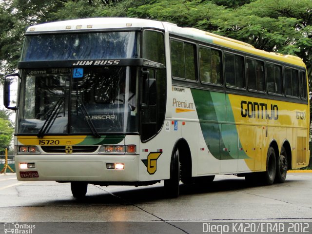 Empresa Gontijo de Transportes 15720 na cidade de São Paulo, São Paulo, Brasil, por Diego K420 . ID da foto: 993829.