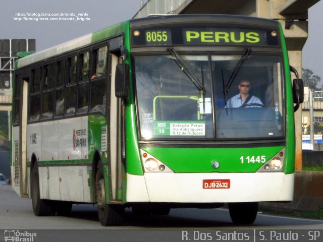 Viação Santa Brígida 1 1445 na cidade de São Paulo, São Paulo, Brasil, por Rafael Santos. ID da foto: 994488.