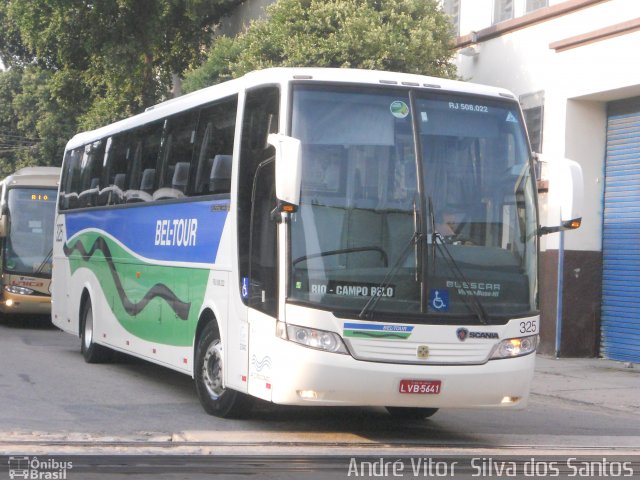 Bel-Tour Transportes e Turismo 325 na cidade de Rio de Janeiro, Rio de Janeiro, Brasil, por André Vitor  Silva dos Santos. Número da foto: #993732.