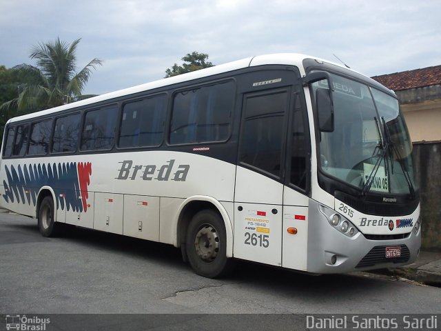 Breda Transportes e Serviços 2615 na cidade de Praia Grande, São Paulo, Brasil, por Daniel Santos Sardi. Número da foto: #993823.