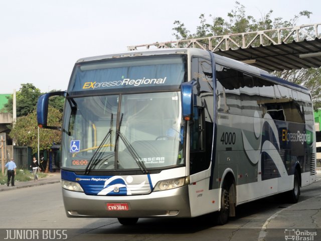 Expresso Regional 4000 na cidade de São Paulo, São Paulo, Brasil, por JUNIOR JUNIOR. Número da foto: #996488.