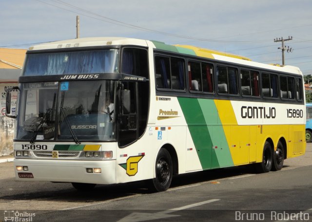 Empresa Gontijo de Transportes 15890 na cidade de Teresina, Piauí, Brasil, por Bruno  Roberto. ID da foto: 996496.