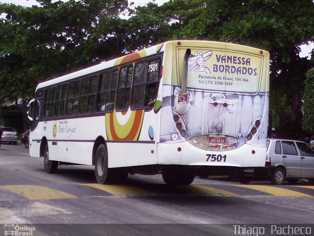 Viação Cidade Porto Seguro 7501 na cidade de Porto Seguro, Bahia, Brasil, por Thiago  Pacheco. Número da foto: #997410.