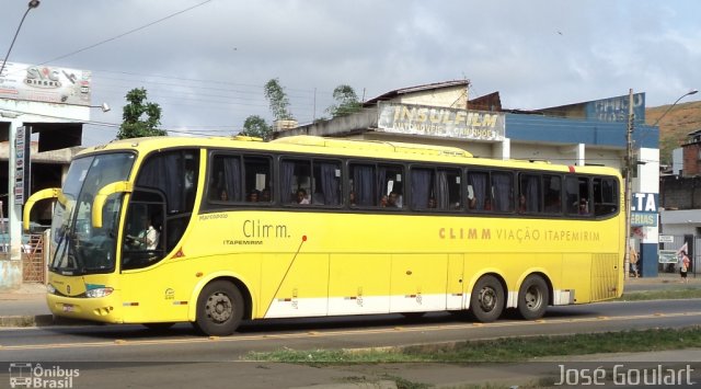 Viação Itapemirim 8007 na cidade de Muriaé, Minas Gerais, Brasil, por José Goulart. ID da foto: 997157.