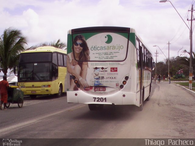 Viação Cidade Porto Seguro 7201 na cidade de Porto Seguro, Bahia, Brasil, por Thiago  Pacheco. Número da foto: #997910.