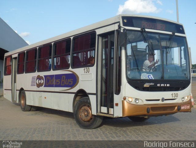 Cidos Bus 130 na cidade de Caruaru, Pernambuco, Brasil, por Rodrigo Fonseca. Número da foto: #998398.