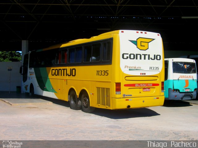 Empresa Gontijo de Transportes 11335 na cidade de Januária, Minas Gerais, Brasil, por Thiago  Pacheco. Número da foto: #997409.