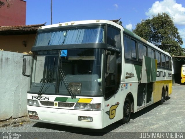 Empresa Gontijo de Transportes 15855 na cidade de Curvelo, Minas Gerais, Brasil, por Josimar Vieira. ID da foto: 997570.