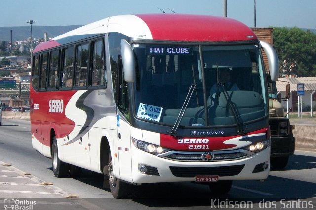 Viação Serro 21811 na cidade de Belo Horizonte, Minas Gerais, Brasil, por Kleisson  dos Santos. Número da foto: #998735.