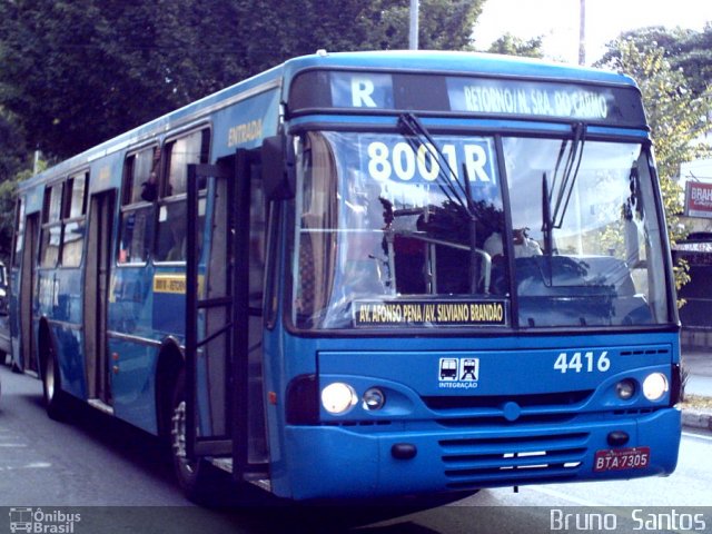 Viasul Transportes Coletivos 4416 na cidade de Belo Horizonte, Minas Gerais, Brasil, por Bruno Santos. Número da foto: #999009.