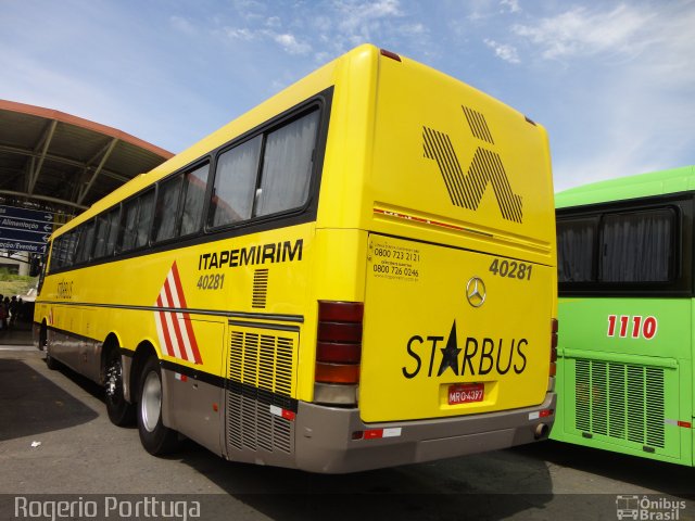 Viação Itapemirim 40281 na cidade de Aparecida, São Paulo, Brasil, por  Rogerio Porttuga. Número da foto: #999237.