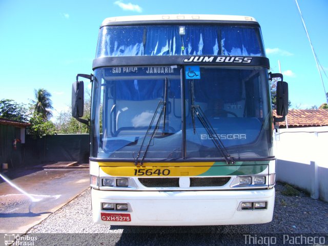 Empresa Gontijo de Transportes 15640 na cidade de Januária, Minas Gerais, Brasil, por Thiago  Pacheco. ID da foto: 999106.