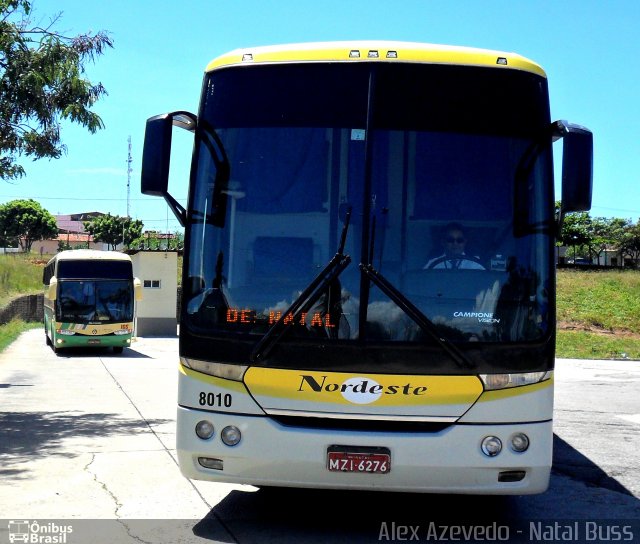 Viação Nordeste 8010 na cidade de Natal, Rio Grande do Norte, Brasil, por Alexsandro  Azevedo. ID da foto: 1000238.