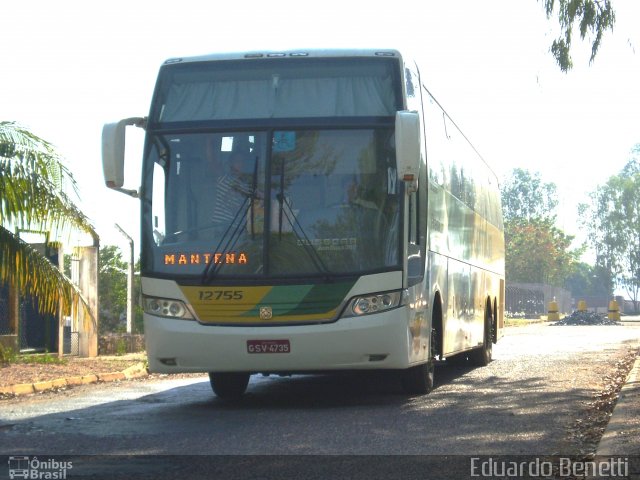 Empresa Gontijo de Transportes 12755 na cidade de Cuiabá, Mato Grosso, Brasil, por Eduardo Benetti . Número da foto: #1000754.
