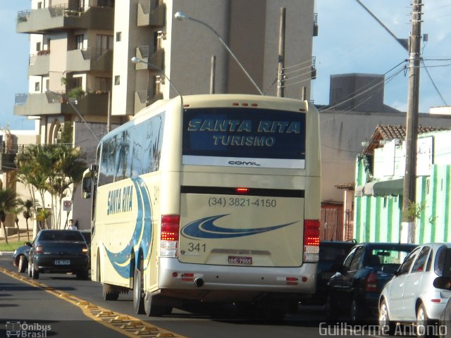 Expresso Santa Rita 341 na cidade de Araxá, Minas Gerais, Brasil, por Guilherme Antonio. ID da foto: 1000357.