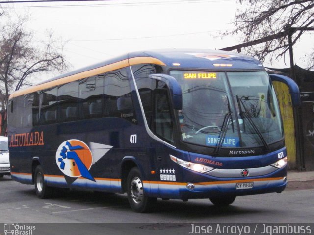 Buses Ahumada 477 na cidade de , por José Arroyo Jgambuss. Número da foto: #1001238.