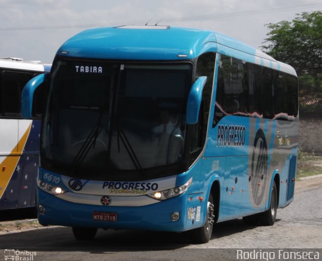 Auto Viação Progresso 6610 na cidade de Caruaru, Pernambuco, Brasil, por Rodrigo Fonseca. Número da foto: #1002362.
