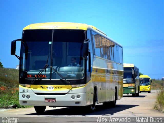 Viação Nordeste 8010 na cidade de Natal, Rio Grande do Norte, Brasil, por Alexsandro  Azevedo. Número da foto: #1001178.