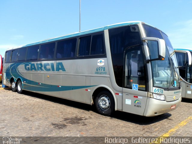 Viação Garcia 6978 na cidade de Londrina, Paraná, Brasil, por Rodrigo  Gutierrez Rodrigues. Número da foto: #1001104.