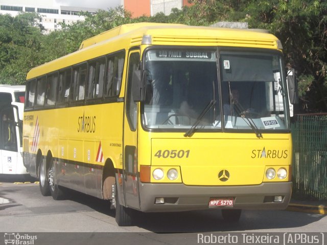 Viação Itapemirim 40501 na cidade de São Paulo, São Paulo, Brasil, por Roberto Teixeira. Número da foto: #1002852.