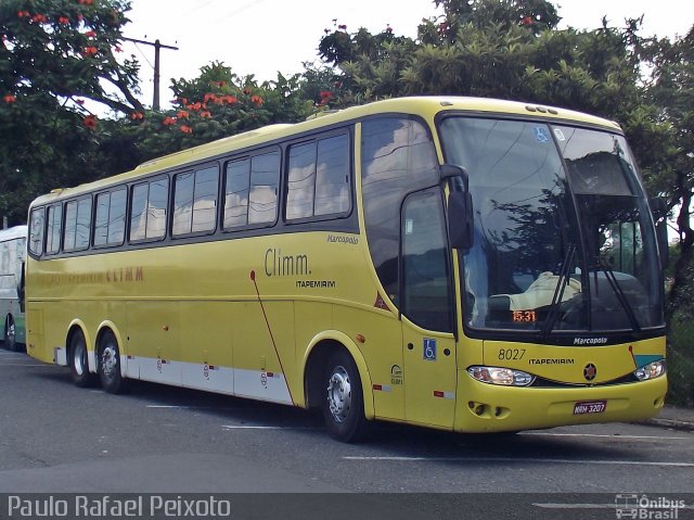 Viação Itapemirim 8027 na cidade de São José dos Campos, São Paulo, Brasil, por Paulo Rafael Peixoto. ID da foto: 1001956.