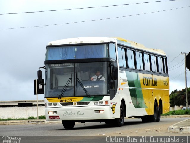Empresa Gontijo de Transportes 15405 na cidade de Vitória da Conquista, Bahia, Brasil, por Cleber Bus. Número da foto: #1000942.