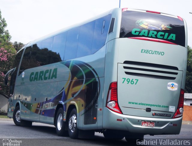Viação Garcia 7967 na cidade de Curitiba, Paraná, Brasil, por Gabriel Valladares. Número da foto: #1001503.