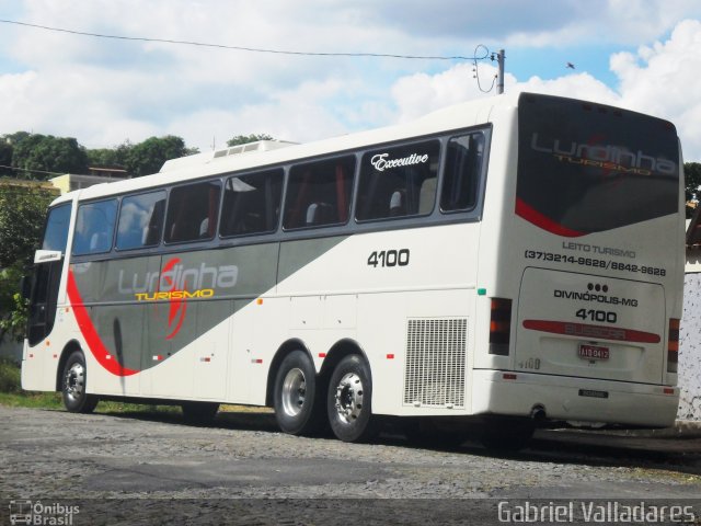 Ônibus Particulares 4100 na cidade de Divinópolis, Minas Gerais, Brasil, por Gabriel Valladares. ID da foto: 1001631.