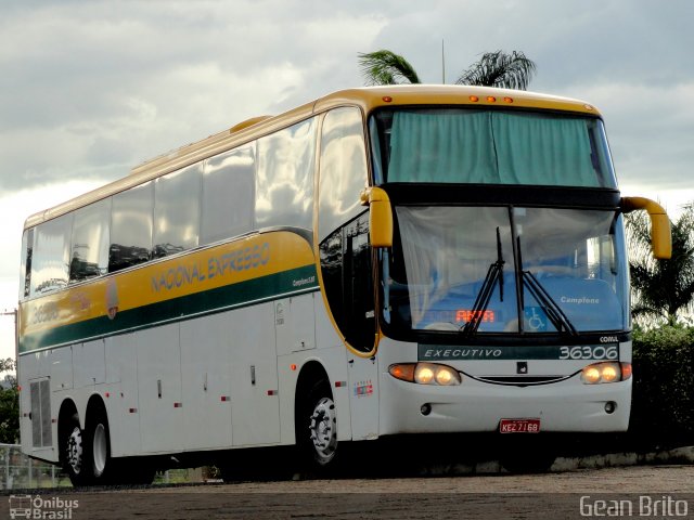 Nacional Expresso 36306 na cidade de Uberlândia, Minas Gerais, Brasil, por Gean Brito. Número da foto: #1003027.