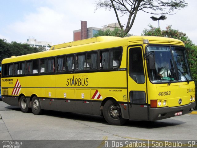 Viação Itapemirim 40383 na cidade de São Paulo, São Paulo, Brasil, por Rafael Santos. ID da foto: 949708.