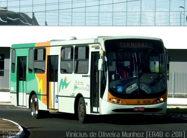 Empresa Circular de Marília 5170 na cidade de Marília, São Paulo, Brasil, por Vinicius de Oliveira Munhoz. ID da foto: 951339.