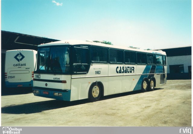 Cattani Sul Transportes e Turismo 11463 na cidade de Pato Branco, Paraná, Brasil, por Rodrigo Augusto  Vignaga. ID da foto: 949933.