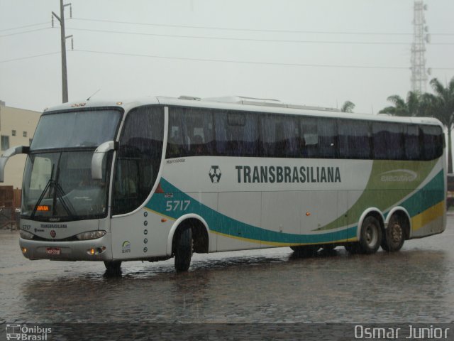 Transbrasiliana Transportes e Turismo 5717 na cidade de Luís Eduardo Magalhães, Bahia, Brasil, por Osmar Junior. Número da foto: #949852.