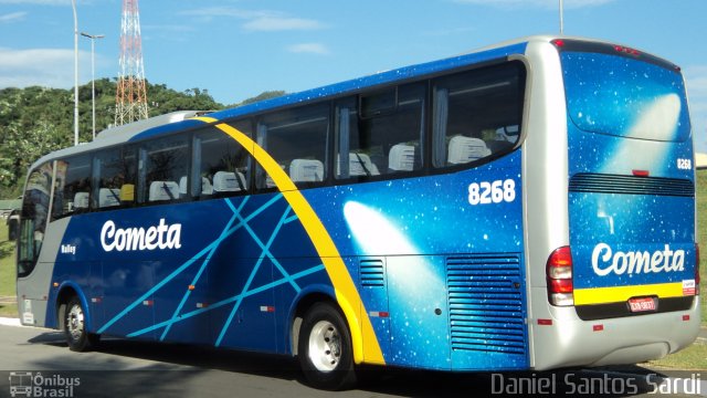 Viação Cometa 8268 na cidade de Praia Grande, São Paulo, Brasil, por Daniel Santos Sardi. ID da foto: 950153.