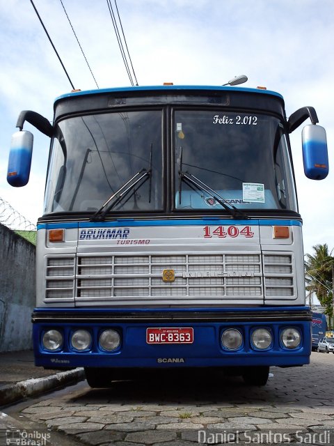 Brukmar Turismo 1404 na cidade de Praia Grande, São Paulo, Brasil, por Daniel Santos Sardi. Número da foto: #1003539.