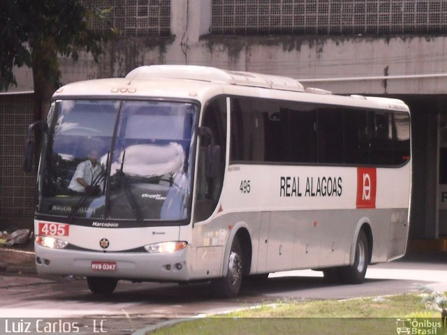 Real Alagoas de Viação 495 na cidade de Recife, Pernambuco, Brasil, por Luiz Carlos de Santana. Número da foto: #1004012.