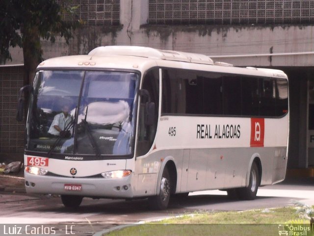 Real Alagoas de Viação 495 na cidade de Recife, Pernambuco, Brasil, por Luiz Carlos de Santana. ID da foto: 1004012.