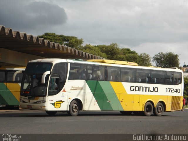 Empresa Gontijo de Transportes 17240 na cidade de Araxá, Minas Gerais, Brasil, por Guilherme Antonio. Número da foto: #1004485.