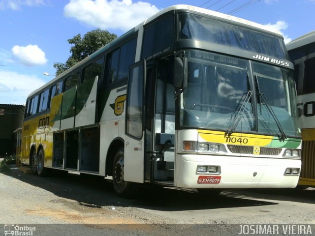 Empresa Gontijo de Transportes 11040 na cidade de Curvelo, Minas Gerais, Brasil, por Josimar Vieira. Número da foto: #1003744.