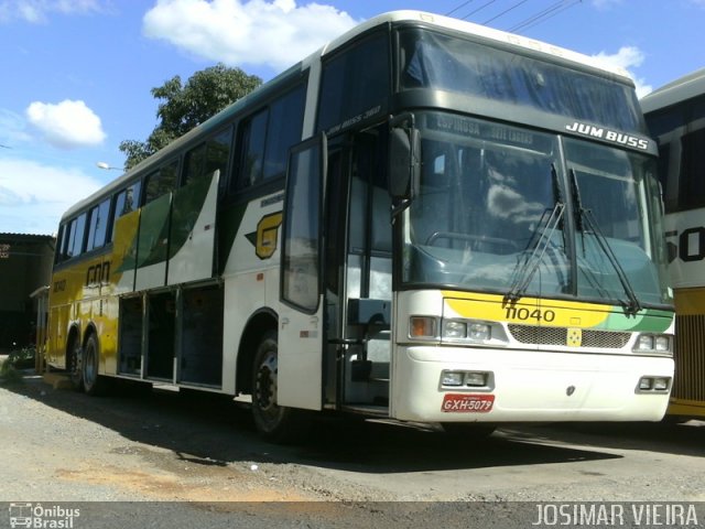 Empresa Gontijo de Transportes 11040 na cidade de Curvelo, Minas Gerais, Brasil, por Josimar Vieira. ID da foto: 1003744.