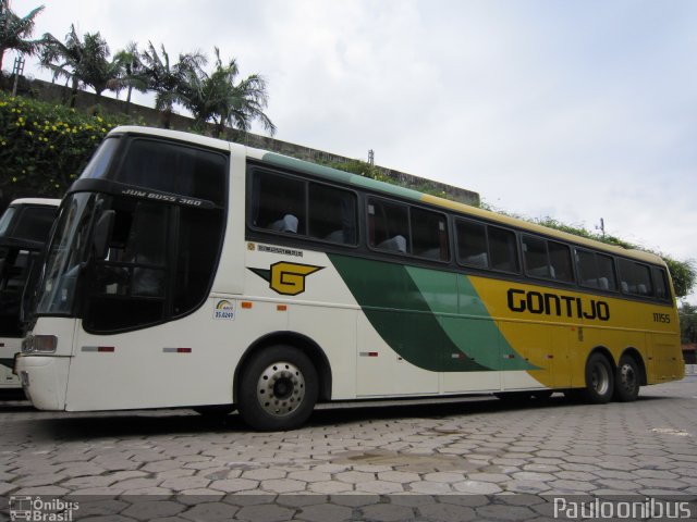 Empresa Gontijo de Transportes 11155 na cidade de Belo Horizonte, Minas Gerais, Brasil, por Paulo Camillo Mendes Maria. ID da foto: 1003362.