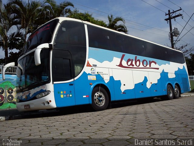 Transportes Labor 737 na cidade de Praia Grande, São Paulo, Brasil, por Daniel Santos Sardi. Número da foto: #1003502.
