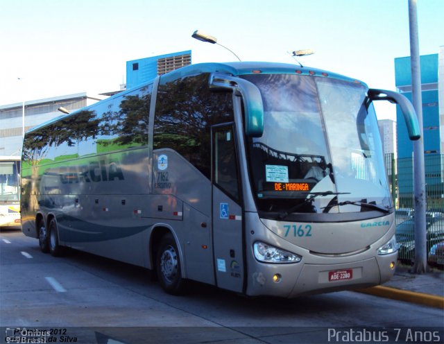 Viação Garcia 7162 na cidade de São Paulo, São Paulo, Brasil, por Cristiano Soares da Silva. Número da foto: #953007.