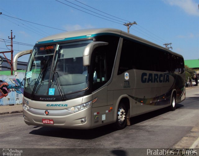 Viação Garcia 7776 na cidade de São Paulo, São Paulo, Brasil, por Cristiano Soares da Silva. ID da foto: 953018.