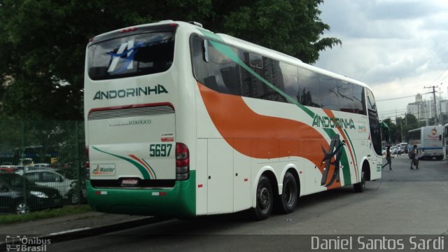 Empresa de Transportes Andorinha 5697 na cidade de São Paulo, São Paulo, Brasil, por Daniel Santos Sardi. Número da foto: #952251.