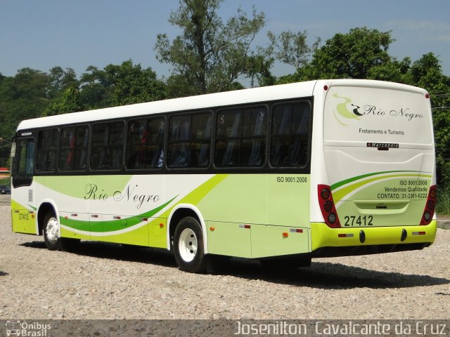 Rio Negro Fretamento e Turismo 27412 na cidade de Duque de Caxias, Rio de Janeiro, Brasil, por Josenilton  Cavalcante da Cruz. Número da foto: #952977.