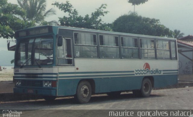 Praiamar Transportes 205 na cidade de Caraguatatuba, São Paulo, Brasil, por Maurice  Gonçalves Natacci. Número da foto: #952320.
