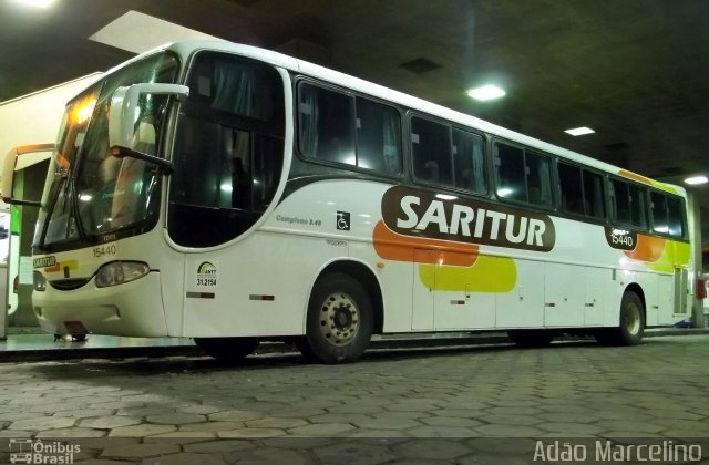 Saritur - Santa Rita Transporte Urbano e Rodoviário 15440 na cidade de Belo Horizonte, Minas Gerais, Brasil, por Adão Raimundo Marcelino. ID da foto: 955279.