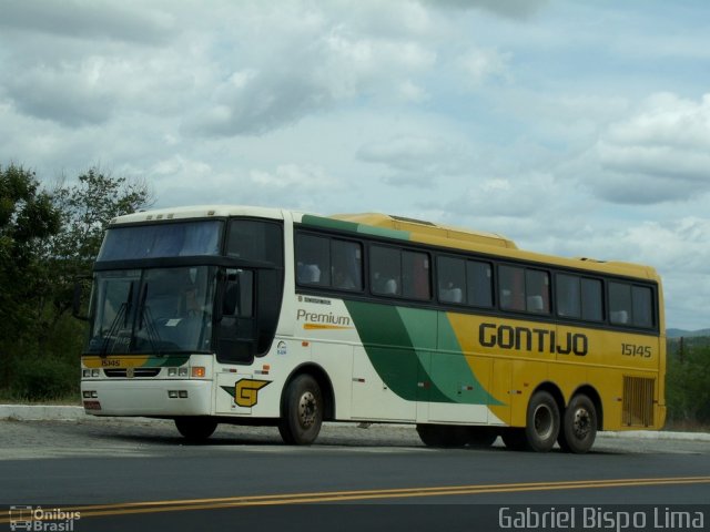 Empresa Gontijo de Transportes 15145 na cidade de Jequié, Bahia, Brasil, por Gabriel Bispo. ID da foto: 953880.