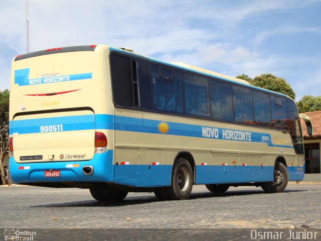 Viação Novo Horizonte 900511 na cidade de Luís Eduardo Magalhães, Bahia, Brasil, por Osmar Junior. Número da foto: #954479.